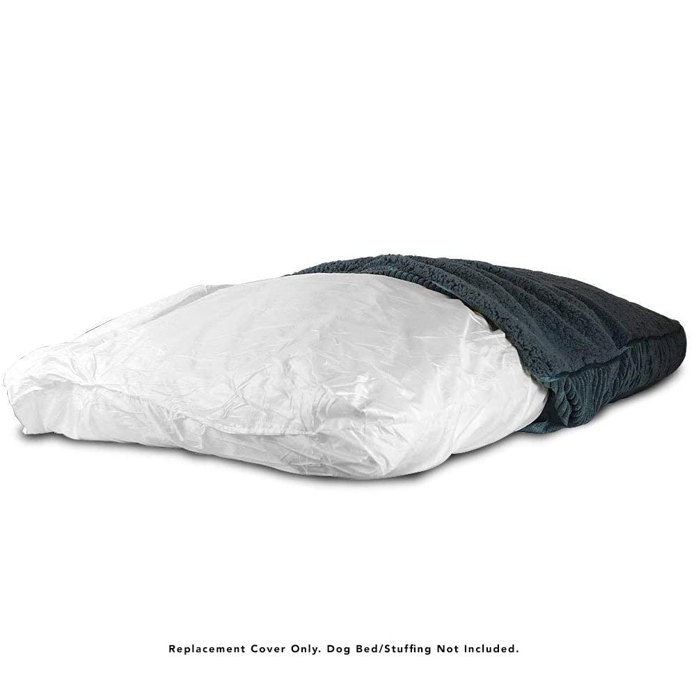 Medium Dog Bed Replacement Cover Pet Duvet with Sherpa Top, Non